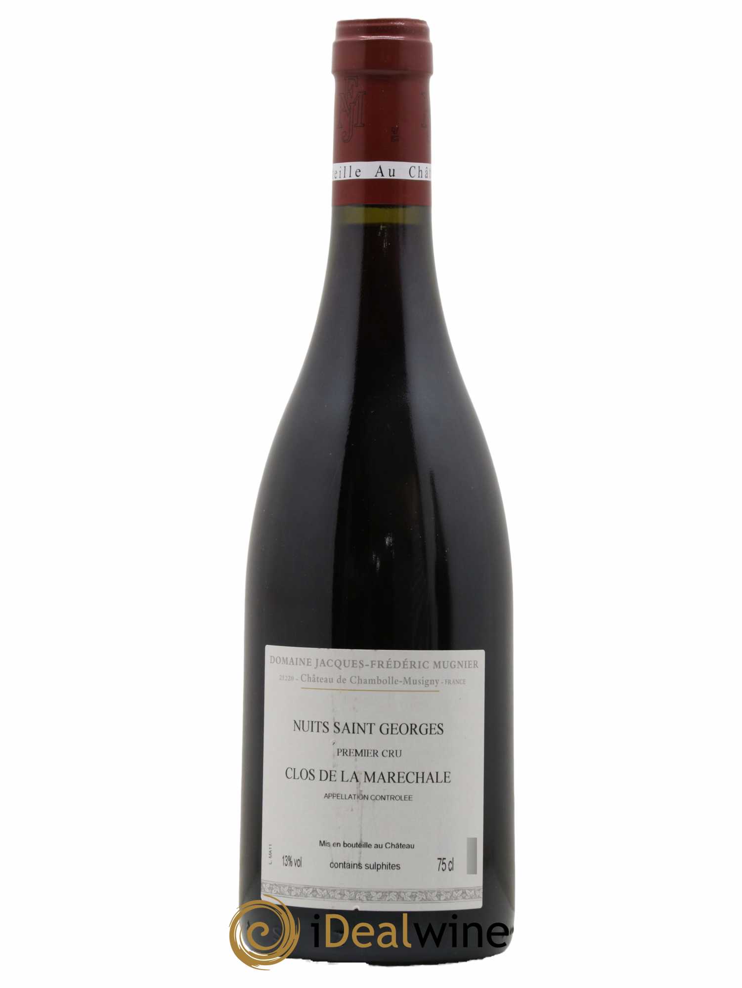 Nuits Saint-Georges 1er Cru Clos de La Maréchale Jacques-Frédéric Mugnier  2011 - Lot de 1 Bouteille