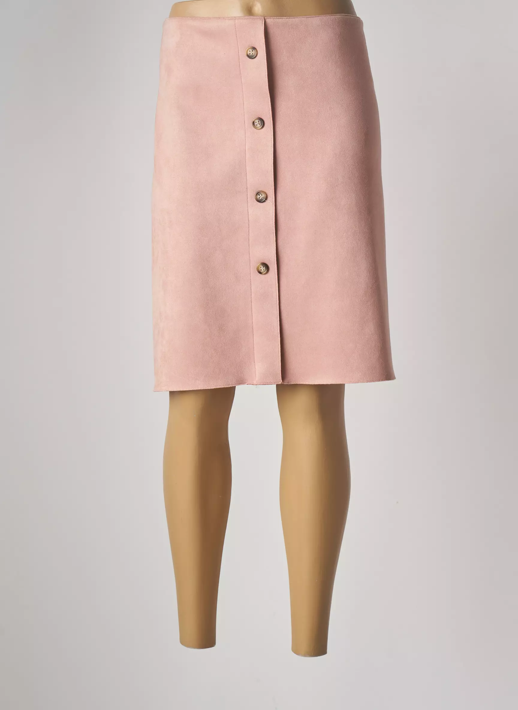 Multiples Jupes Mi Longues Femme couleur rose
