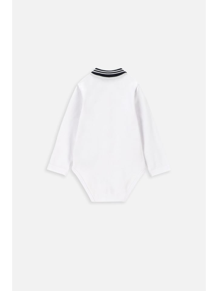 Coccodrillo Langärmeliger Bodysuit in weiß günstig kaufen