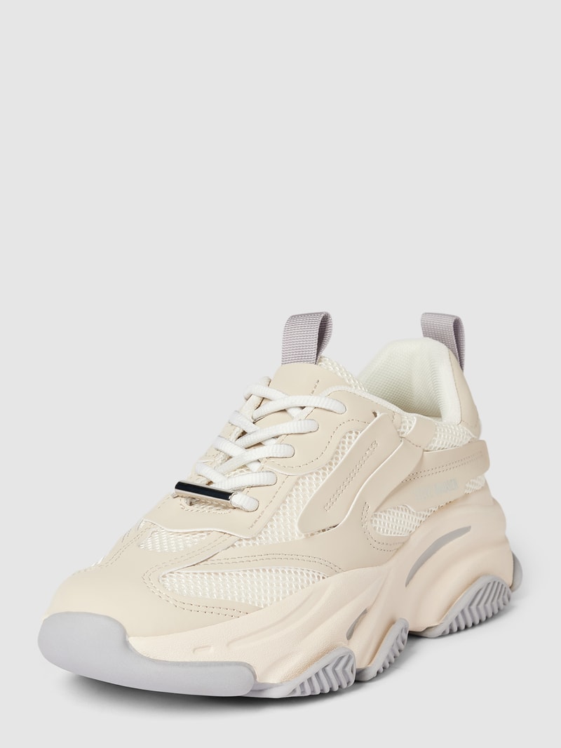Sneaker mit Label-Print Modell 'POSESSION' in beige