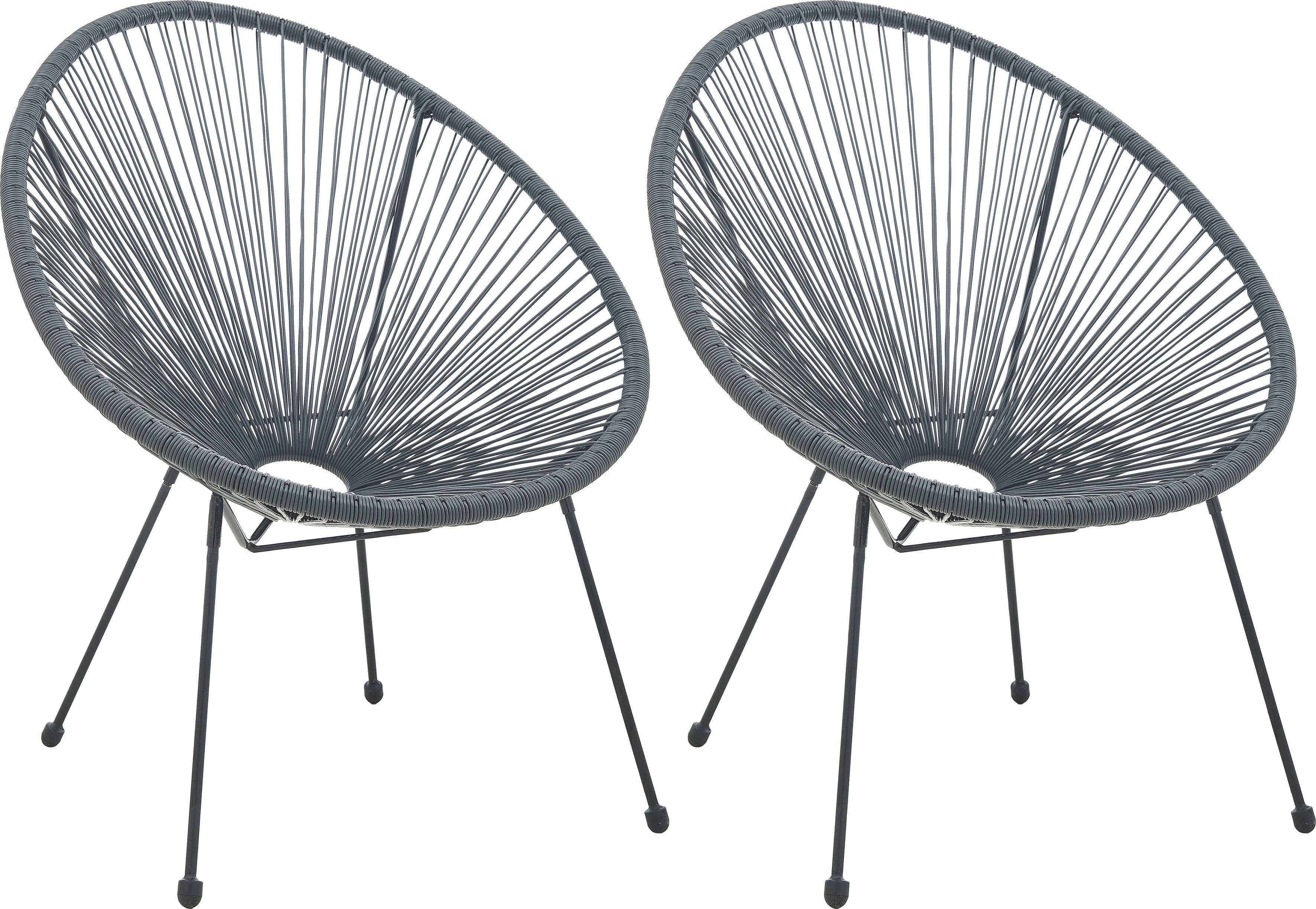 INOSIGN Stuhl (Set, 2 St), runde Sitzschale im 2er-Set