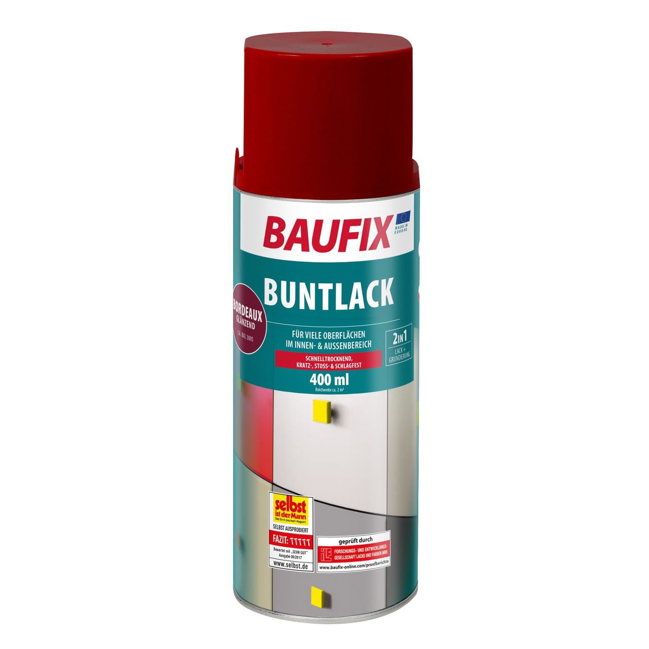 Baufix Buntlack-Spray - Bordeaux