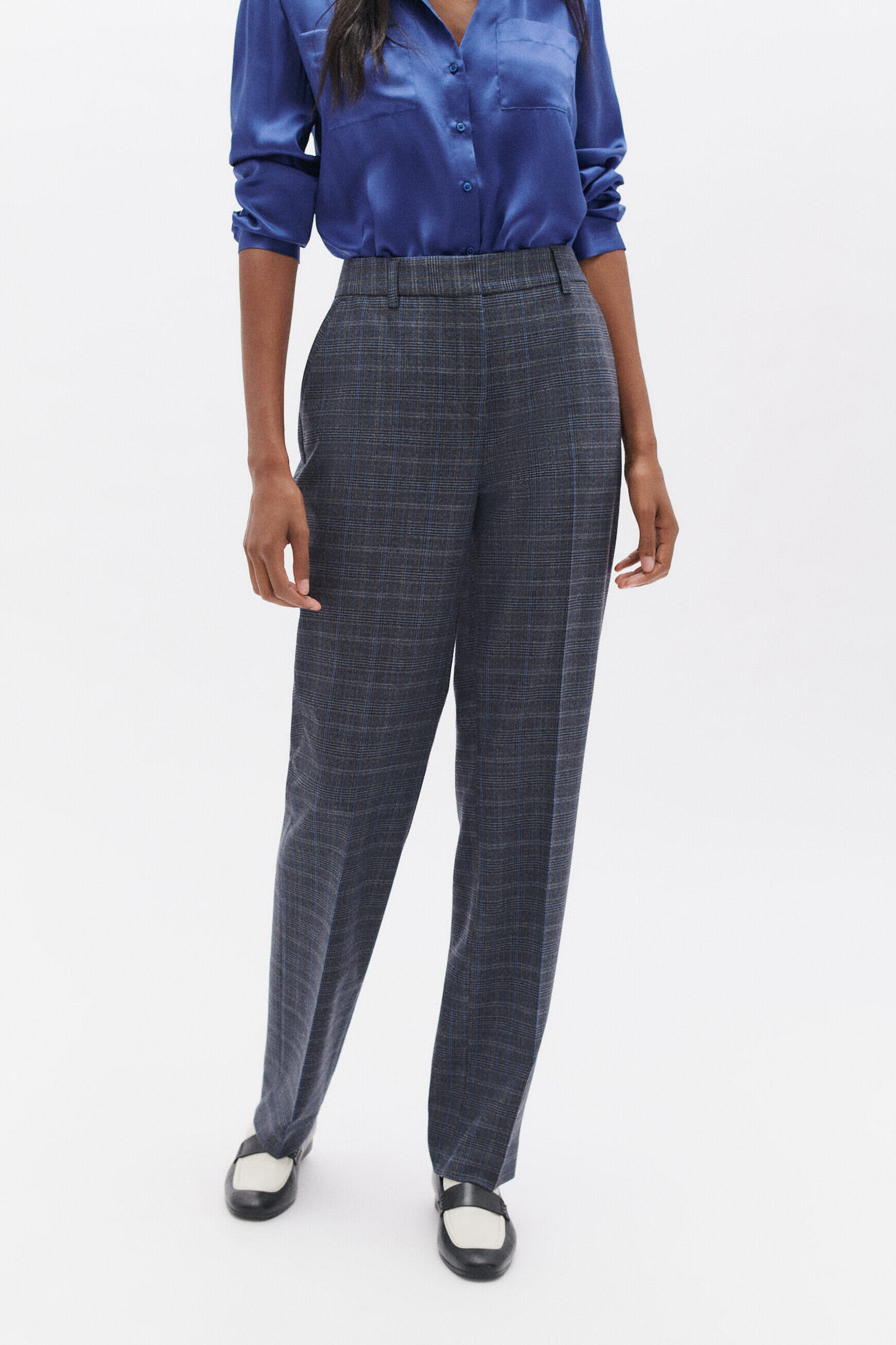 Pantalon pierre bleu femme