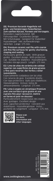 ZWILLING Beauty Premium Keramik-Nagelfeile - white Nagelfeile
