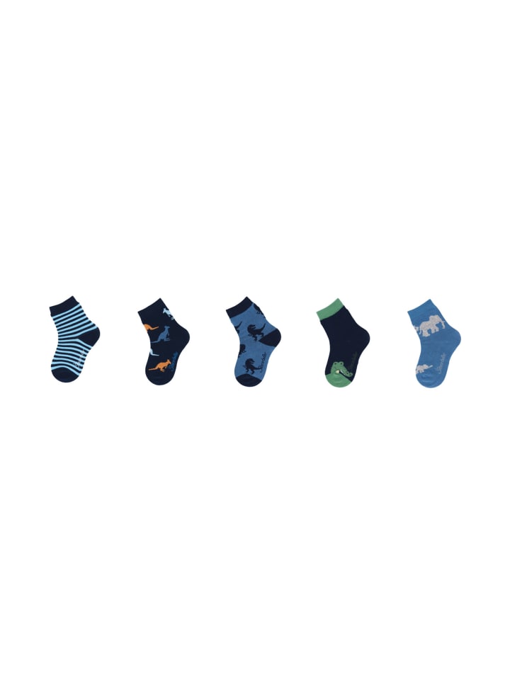 Sterntaler Socken 5er-Box Wildnis in marineblau günstig kaufen 18