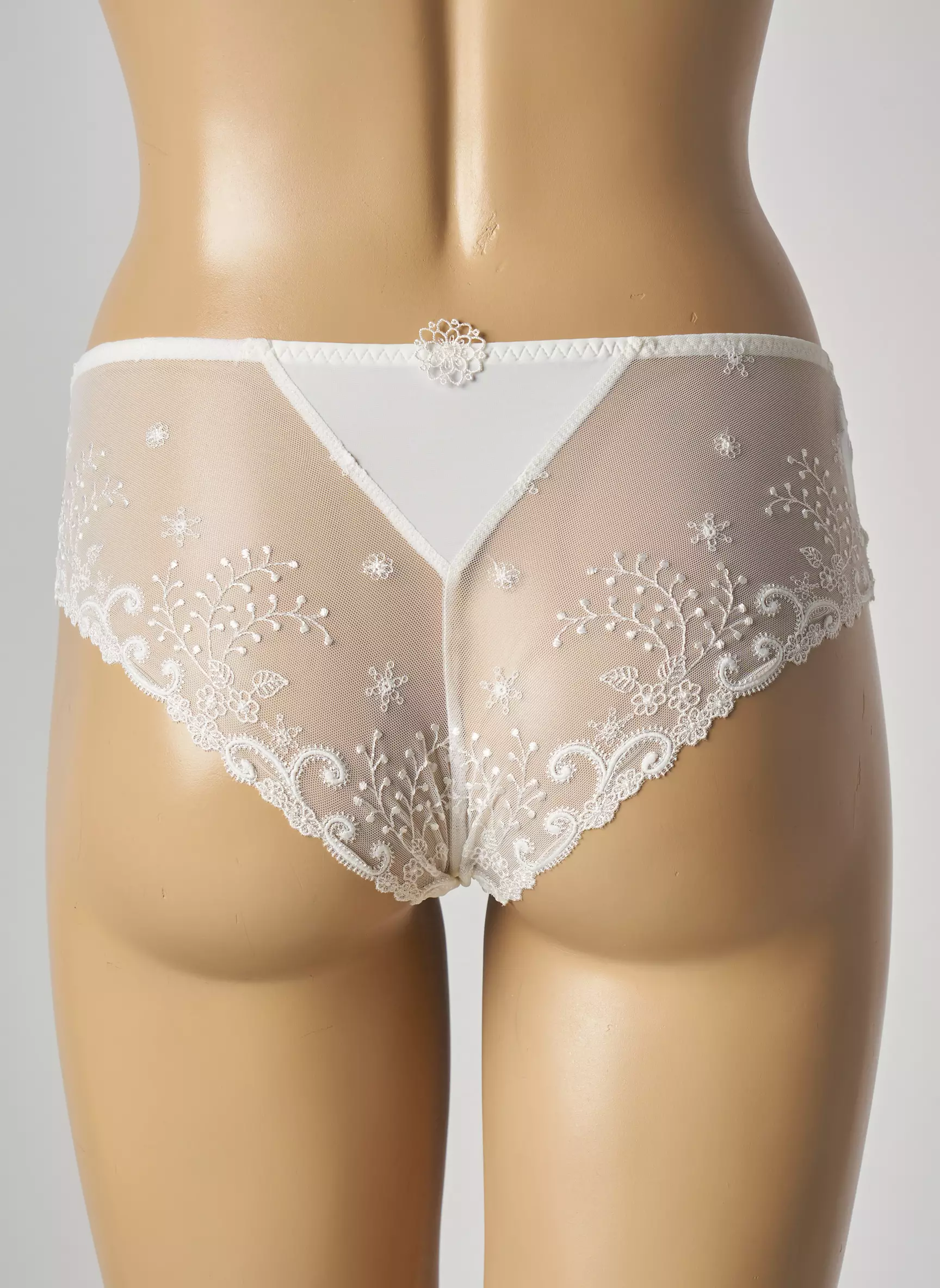 Simone Perele Shorties Femme couleur beige