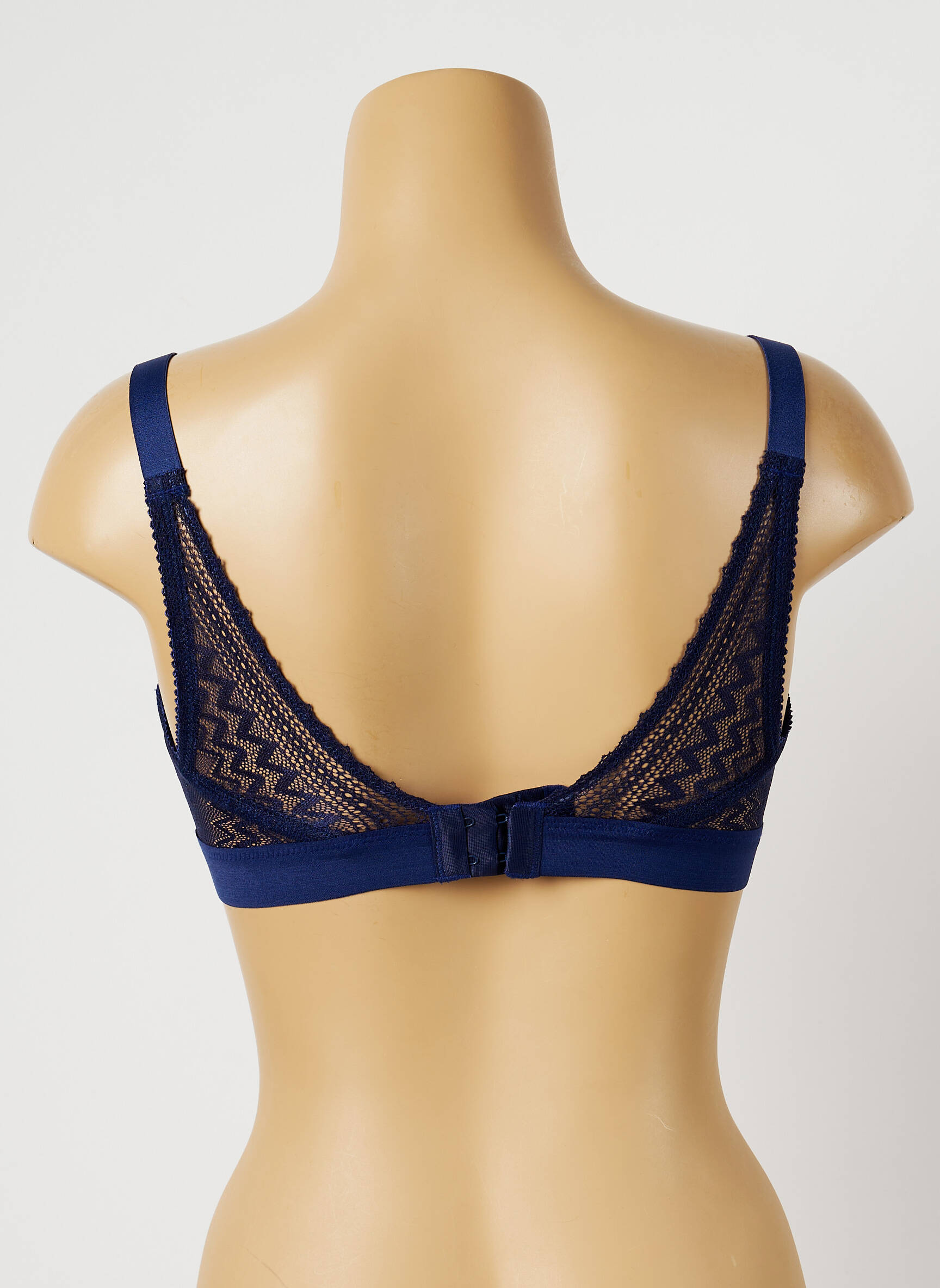 Cache Coeur Lingerie Maternite Femme couleur bleu