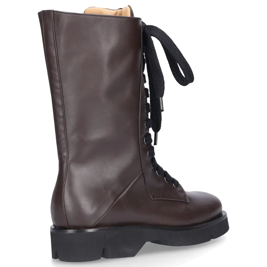 Pomme D`OR - Stiefeletten 1284 Kalbsleder Logo grau - grün