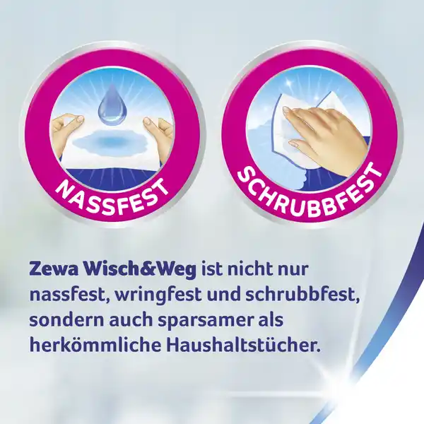 Wisch & Weg Reinweiß Haushaltstücher
