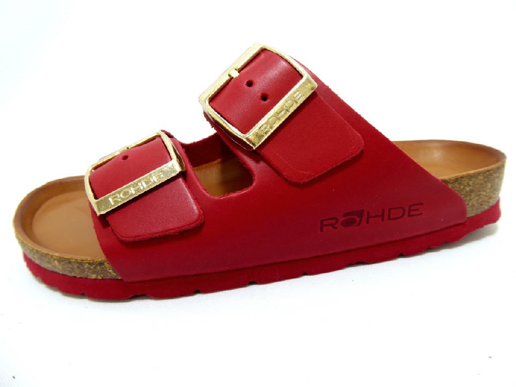 ROHDE Komfort Sandalen rot