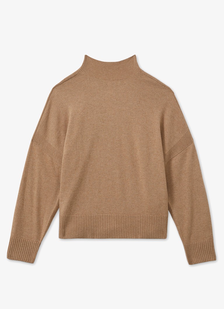 Gola alta Reiss Alicia em malha fina com mistura de cashmere