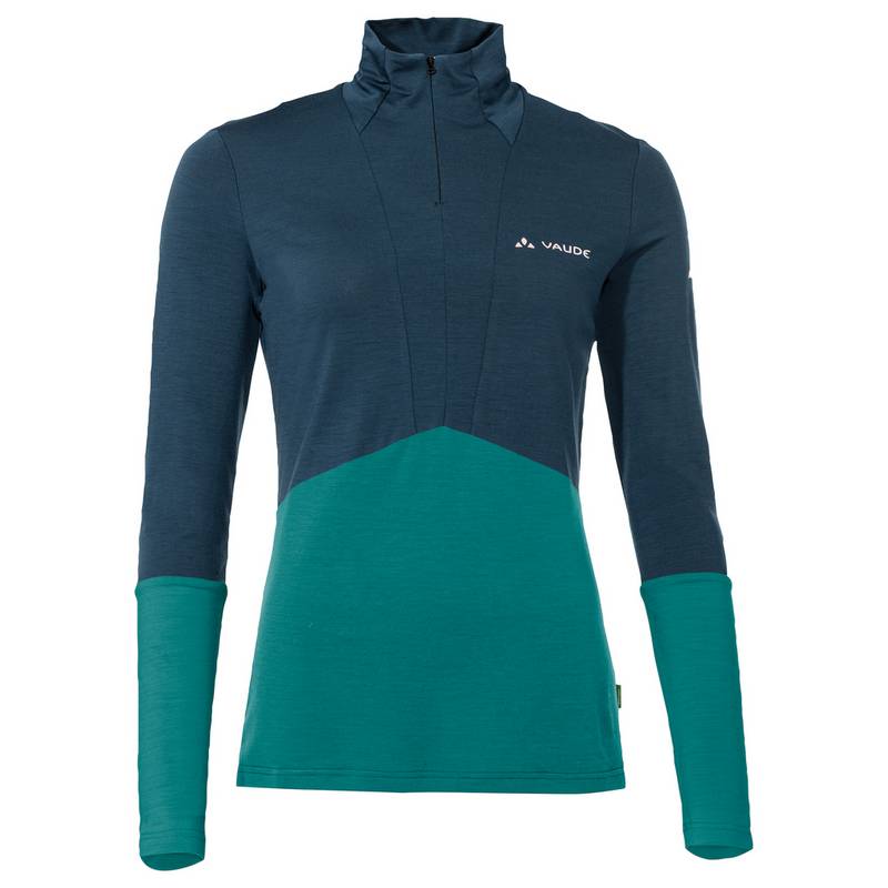 VAUDE Women's Monviso Wool Halfzip Shirt Sweatshirt Damen