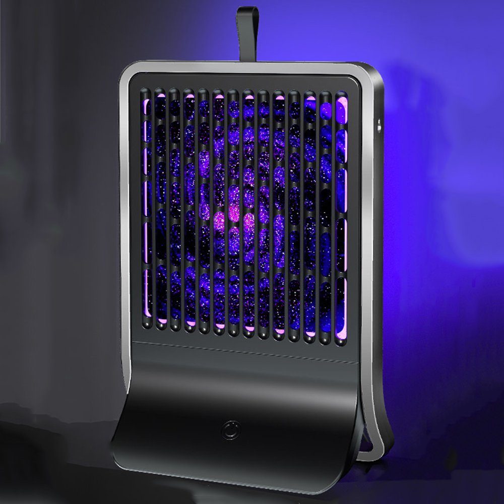 GelldG Fliegenklatsche Elektrisch, 2 IN 1 Elektrisch Mückenlampe