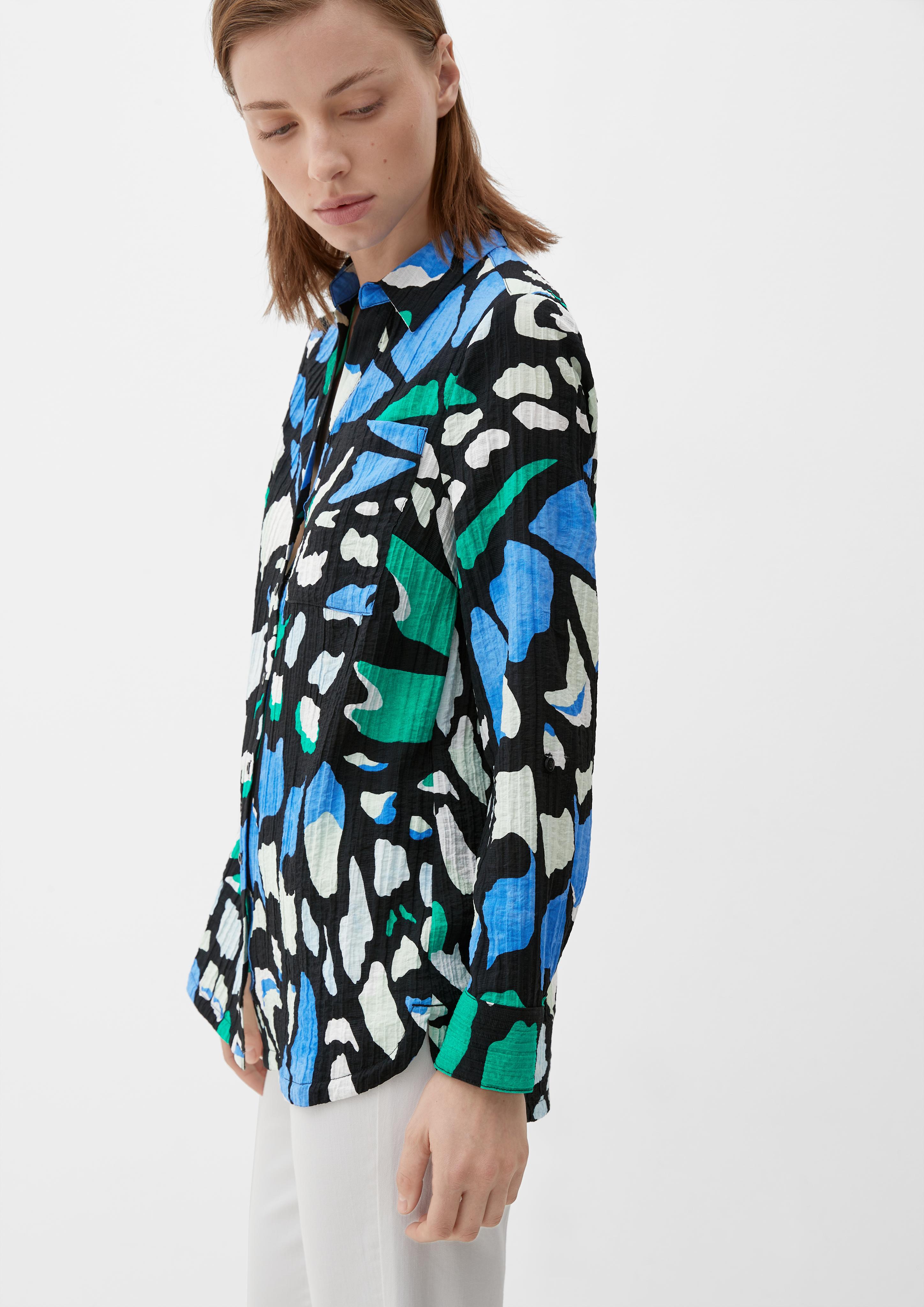 Longbluse aus Viskosemix  2128371-99B0