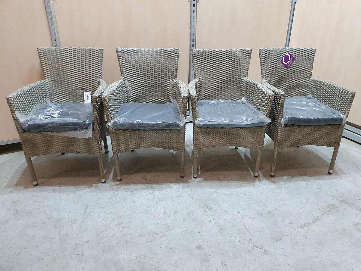 Zweite Chance Outdoor Feelings Solaro Diningstuhl 4x 3