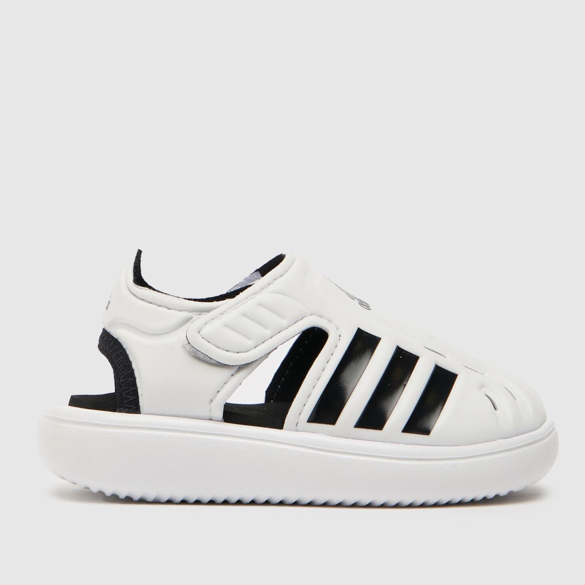 adidas vita & svarta vattensandaler för småbarn