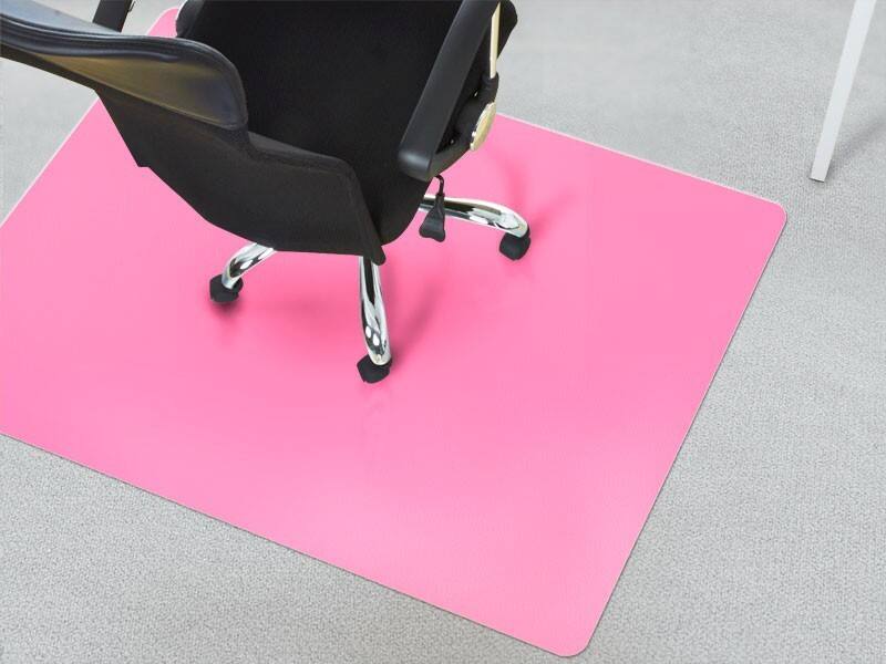 Bürostuhlunterlage Teppich Floordirekt Pro Teppich Rosa Polypropylen 1200 x 1500 mm