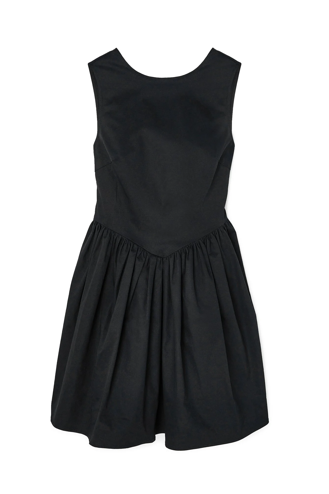 Minikleid mit tiefem Rückenausschnitt und Schleife