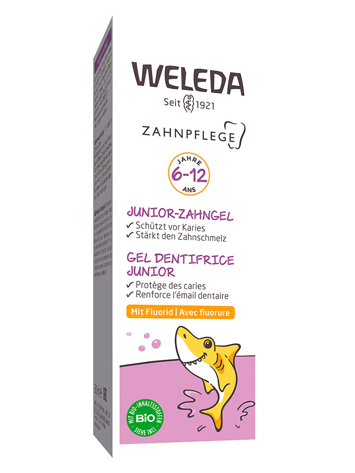 Weleda 2er-Set: Junior-Zahngel mit Fluorid, je 50 ml günstig kaufen onesize