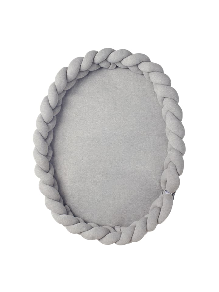 nordic coast company  Baby Nest geflochten Grau günstig kaufen onesize