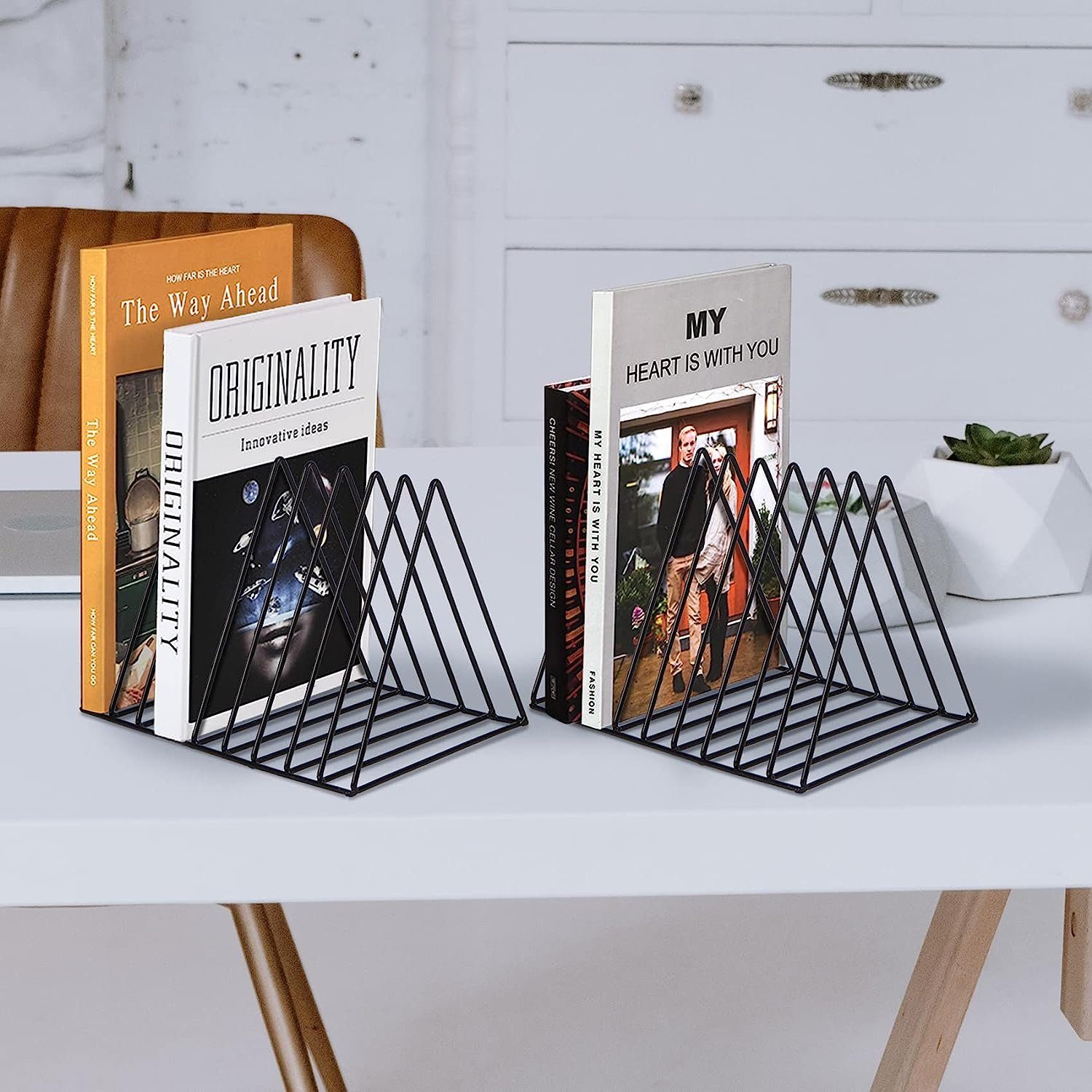 ZmdecQna CD-Regal Vinyl-Schallplattenhalter,Vertikaler Schallplattenständer