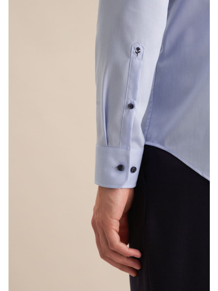 Seidensticker Business Hemd Slim in Mittelblau günstig kaufen
