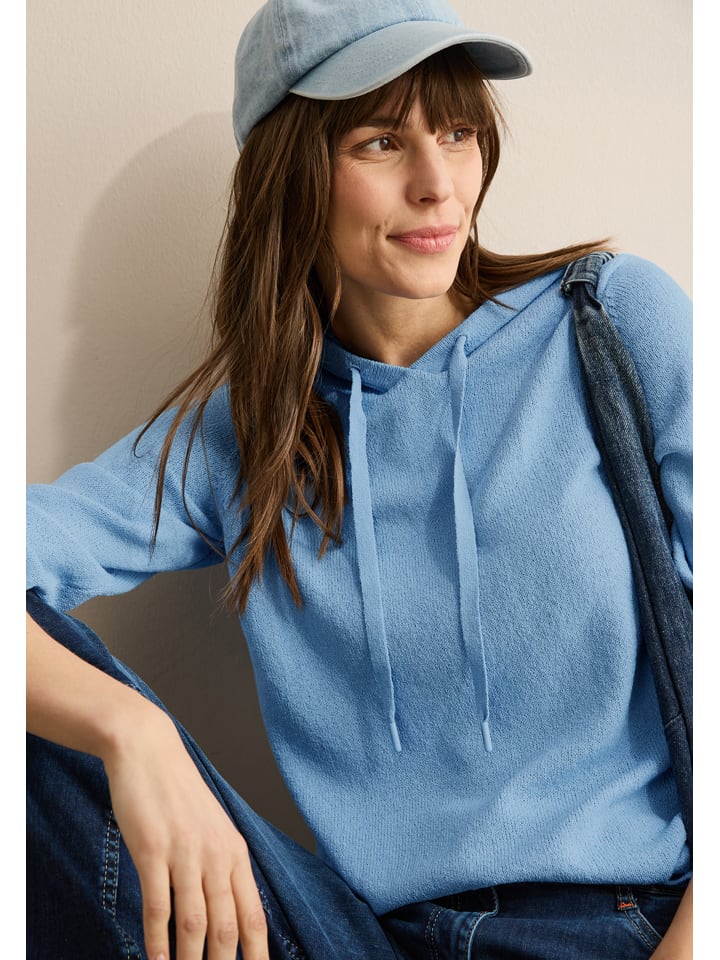Cecil Hoodie in Hellblau günstig kaufen