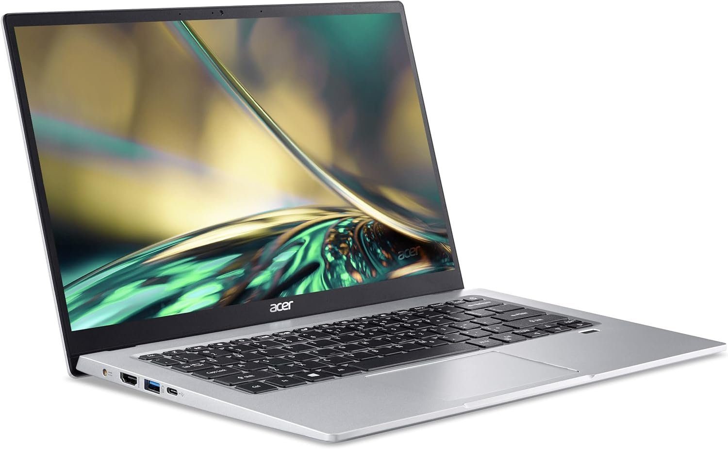 Acer SF114-34-C8G8 Gaming-Notebook (Intel Celeron N5100, 128 GB SSD, FHD 1,1 ghz Fingerabdruckleser,Tastatur mit Hintergrundbeleuchtung)