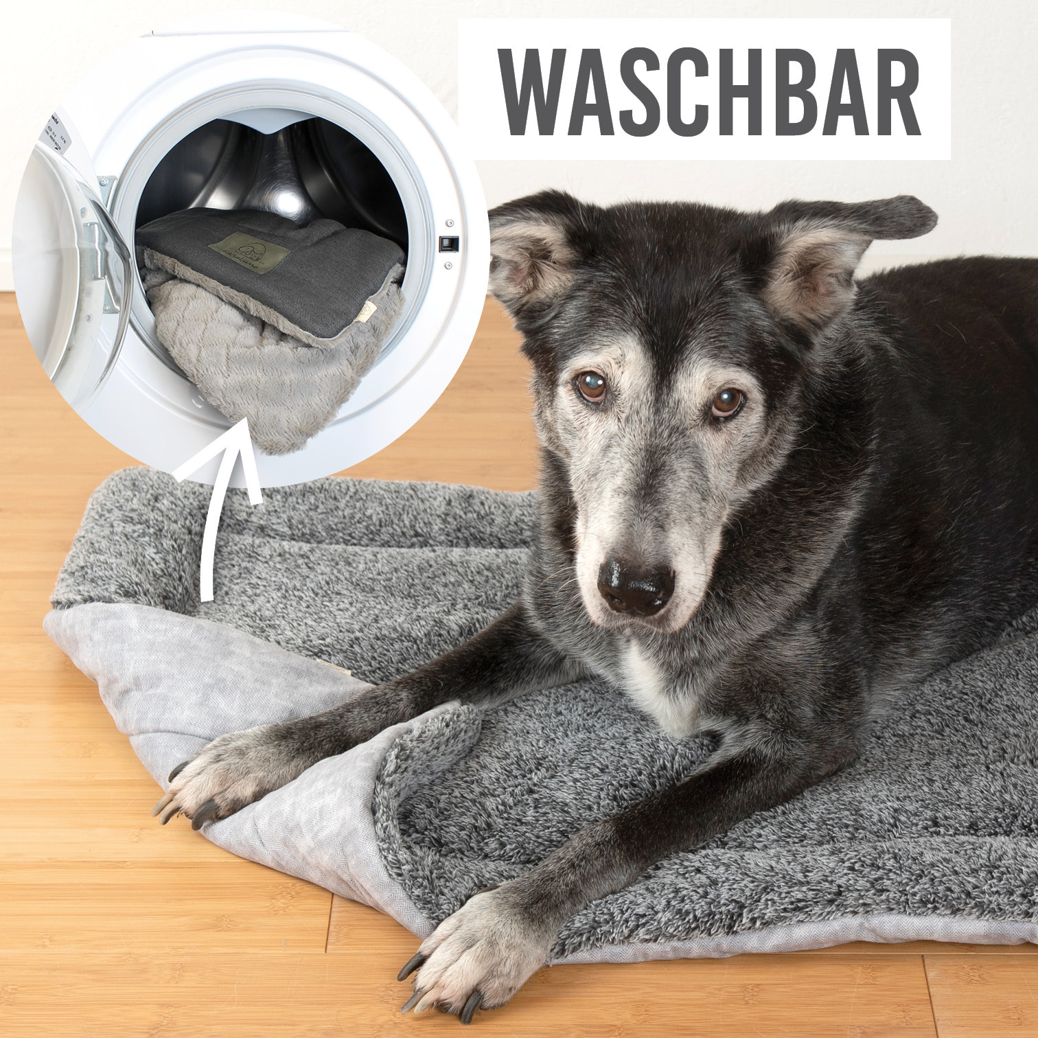 KaraLuna Hundematten KaraLuna Liegematte grau L
