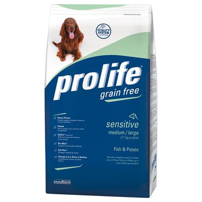 Dog Prolife Grainfree Sensitive Medium/Large Fisch & Kartoffel