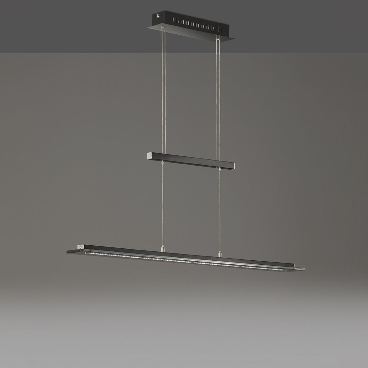 Fischer & Honsel LED Pendelleuchte Tenso TW 88 cm sandschwarz