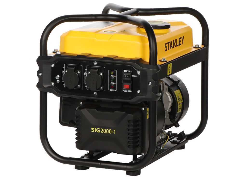 Stanley 604800120 SIG 2000-1 Inverter Benzine Generator 2 kW 230V