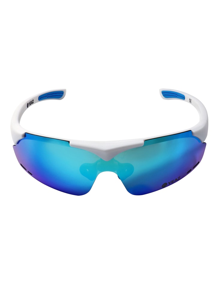 YEAZ SUNUP Set Magnet-Sport-Sonnenbrille in mattweiß günstig kaufen onesize