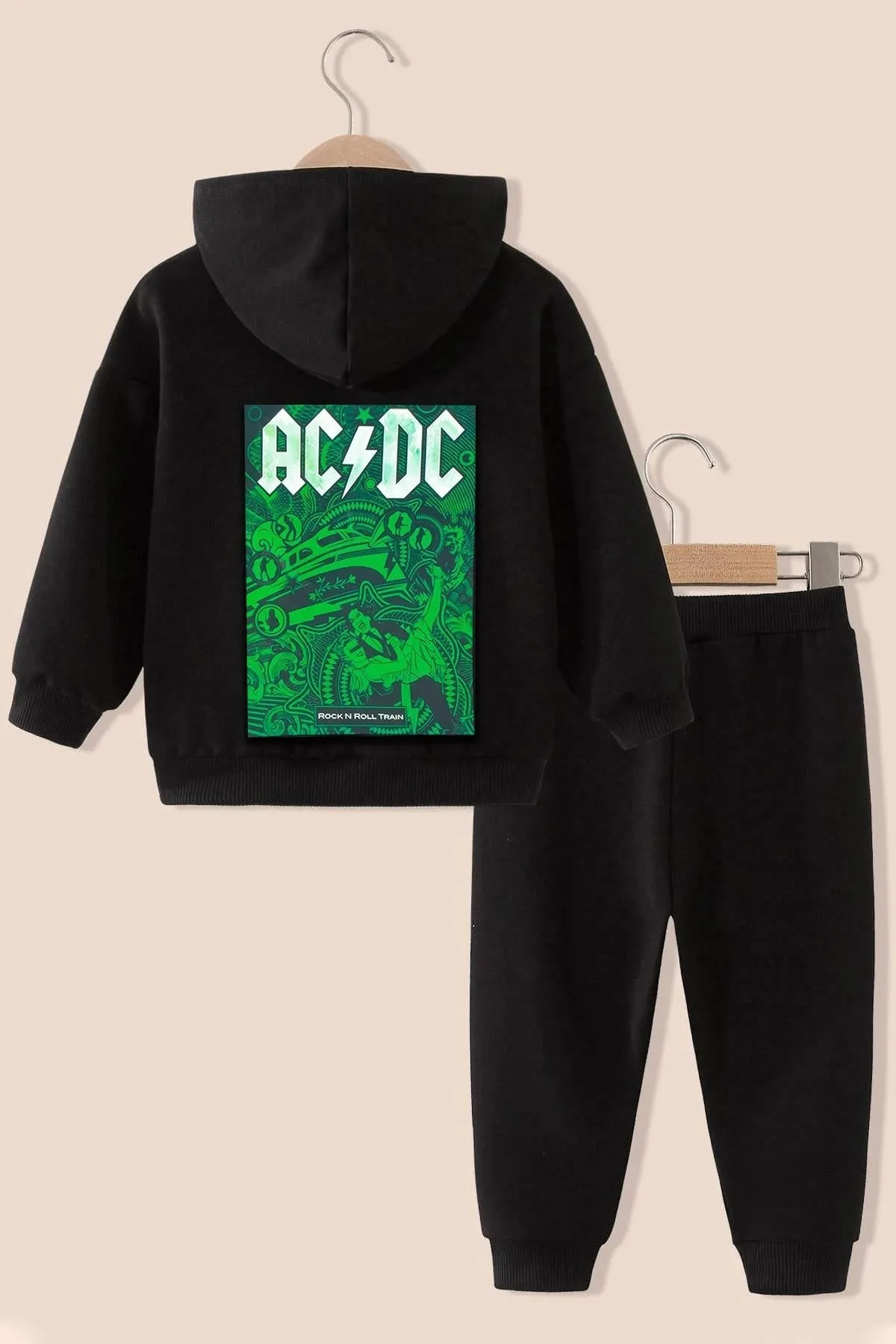 uyguntarz  Acdc-Trainingsanzug-Set für Kinder
