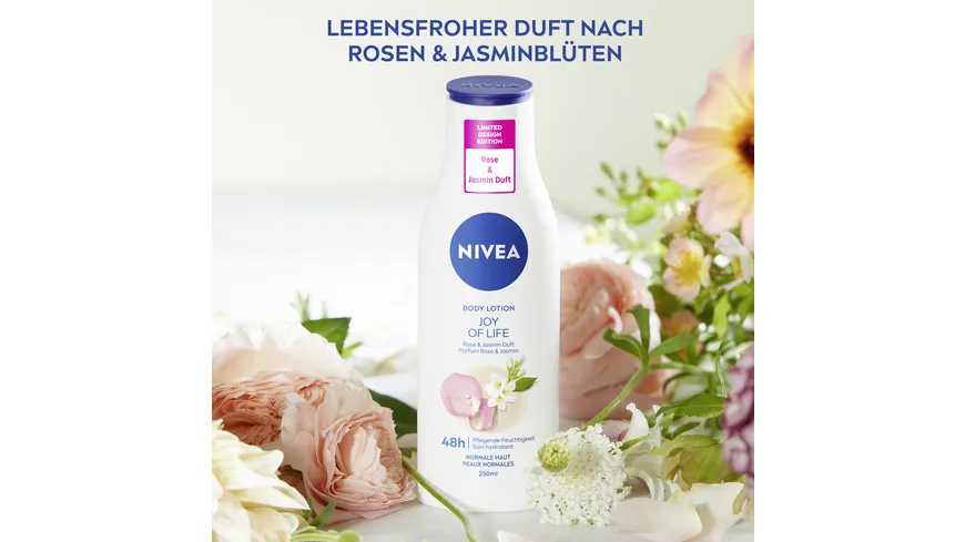 NIVEA Body Lotion Joy of Life Rose & Jasmin 250 ml