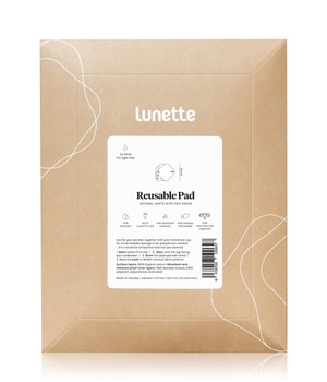 Lunette Reusable Pad mini - weiss Periodenunterwäsche-3 Stk