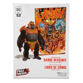 DC Direct Page Punchers Megafigs Actionfigur & Comic Gorilla Grodd (The Flash Comic)