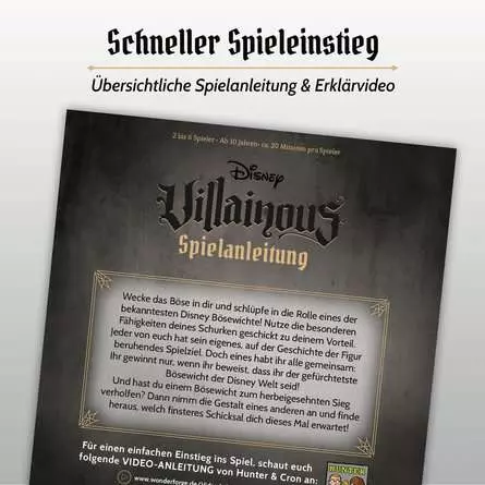 Disney Villainous: Böse Miene zum guten Spiel! - Spiel ab 10 Jahren
