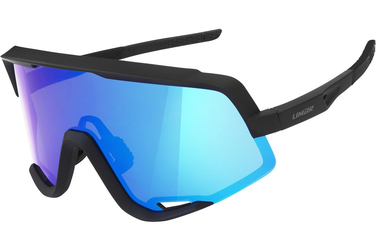 Limar Caos Matt Black - Blue Mirror Lens
