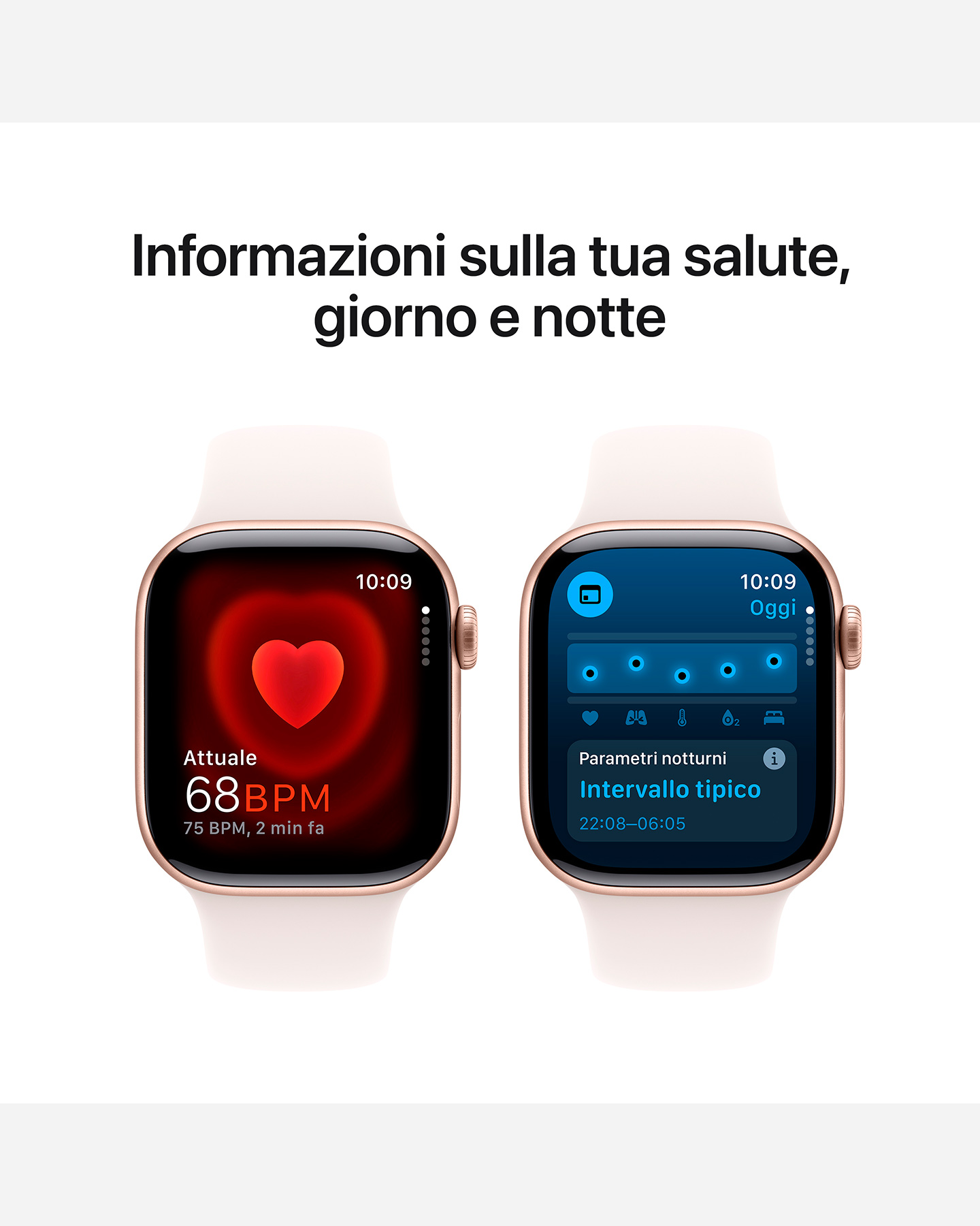 Apple Watch Series 10 GPS 42 mm multifunktionsklocka MWWH3QL/A