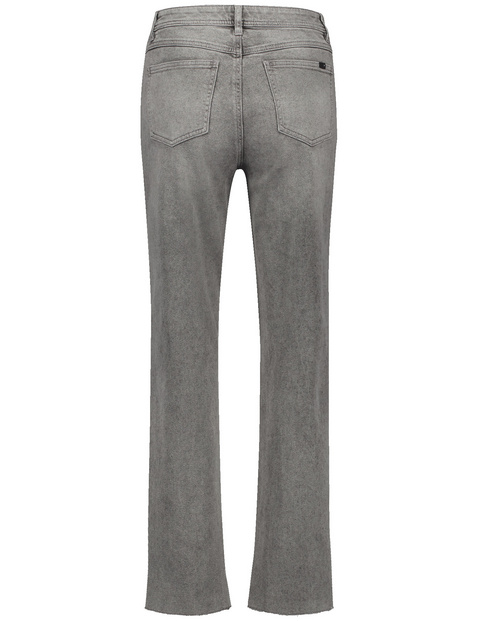 Glamour-Jeans mit Strassstein-Dekor Straight Fit