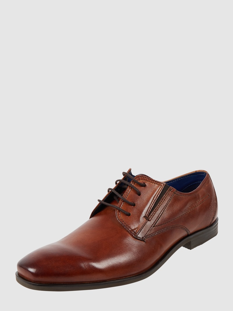 Schnürschuhe aus Leder Modell 'Savio Evo' in cognac