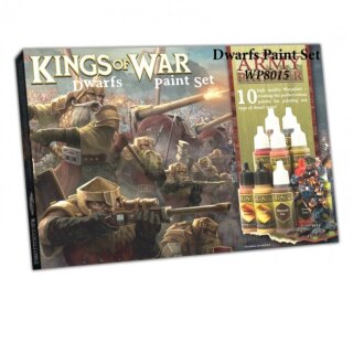 Army Painter Warpaints Kings of War Dwarfs Paint Set