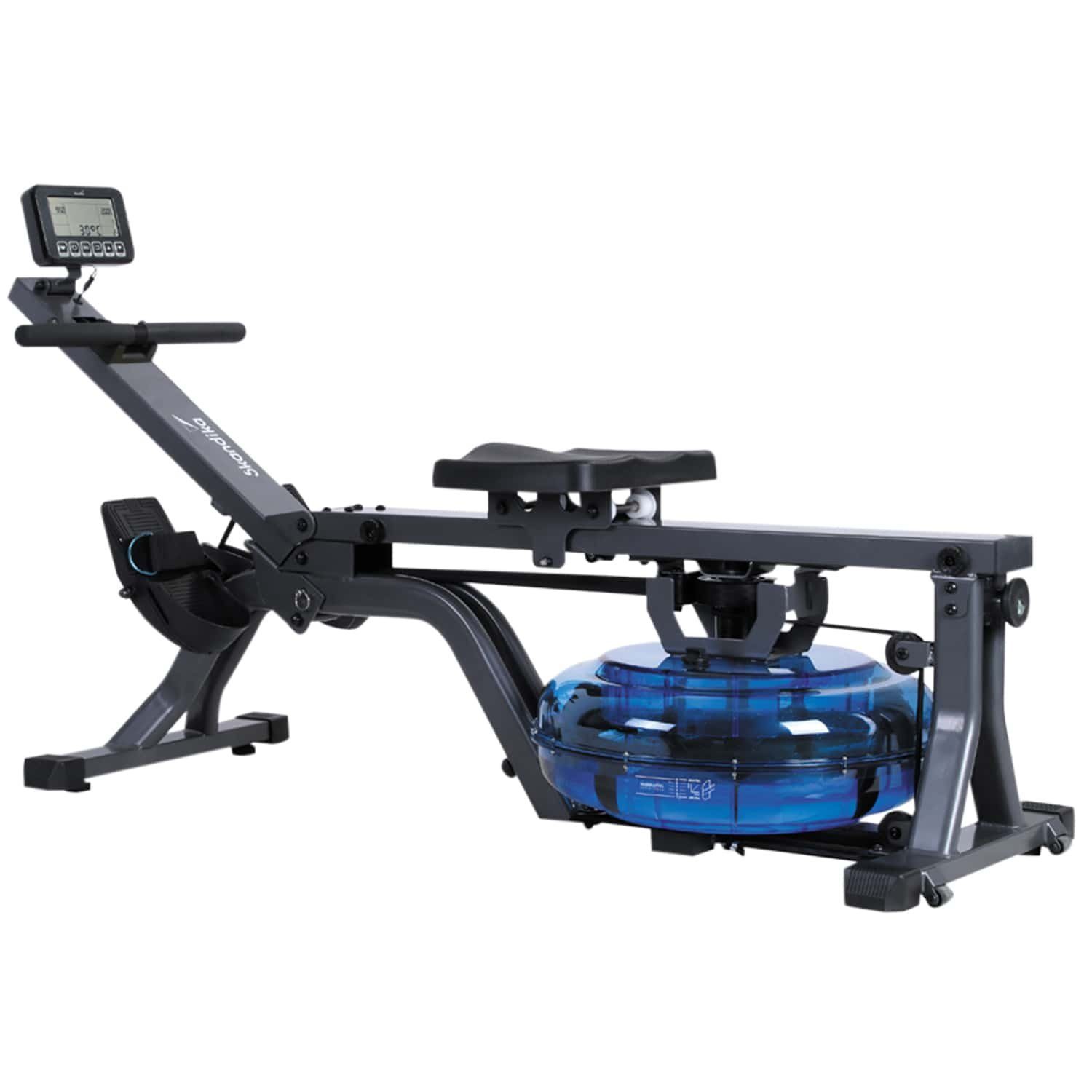 Skandika Rudergerät Nemo Compact, Wasser Rudergerät klappbar, Bluetooth, App kompatibel, bis 130 kg