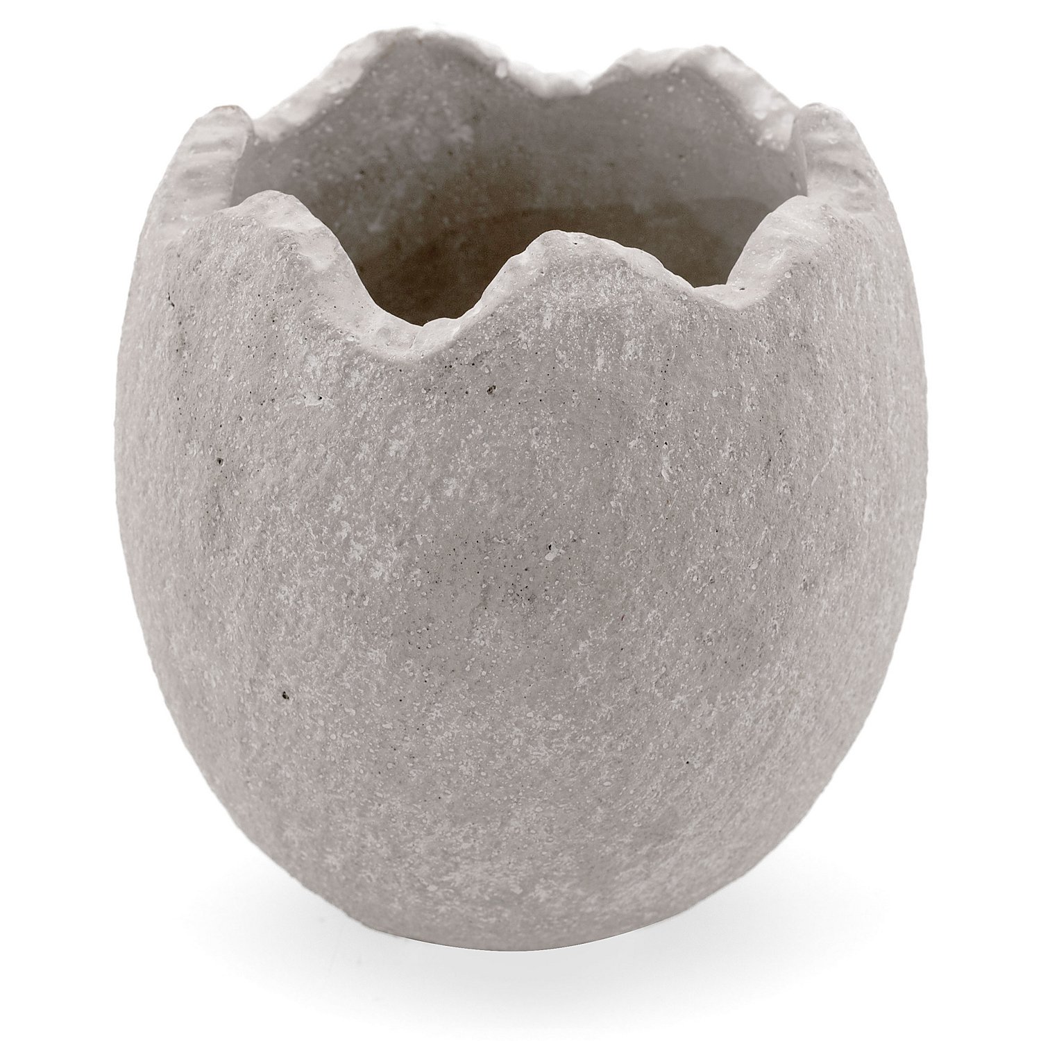 Zement-Topf, gezackt, 12,5 cm Ø