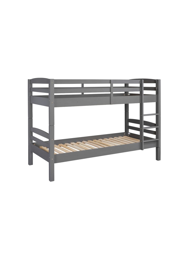 ebuy24 Etagenbett Lavius Grau 210 x 102 cm günstig kaufen onesize