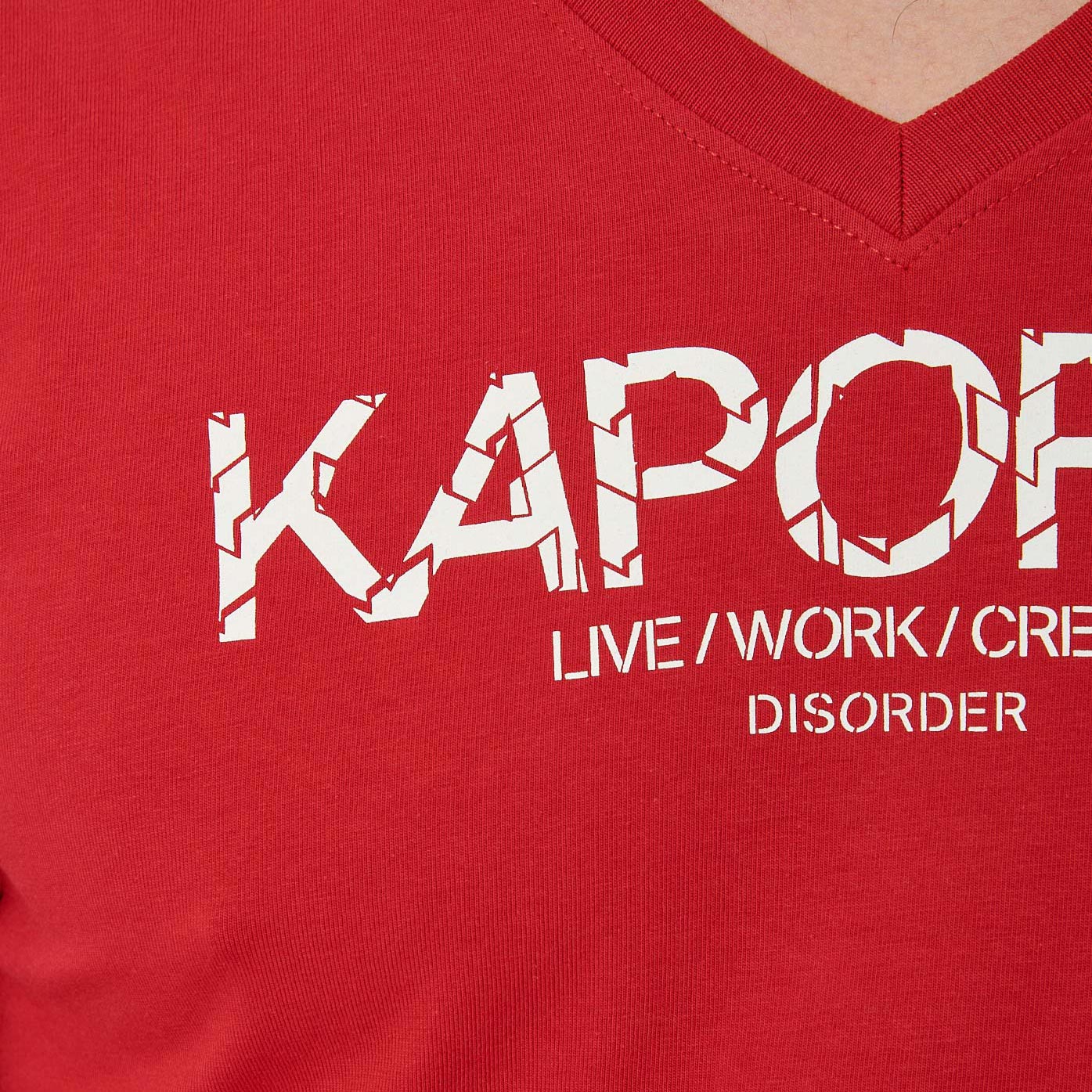 TARK   T-shirt rouge homme