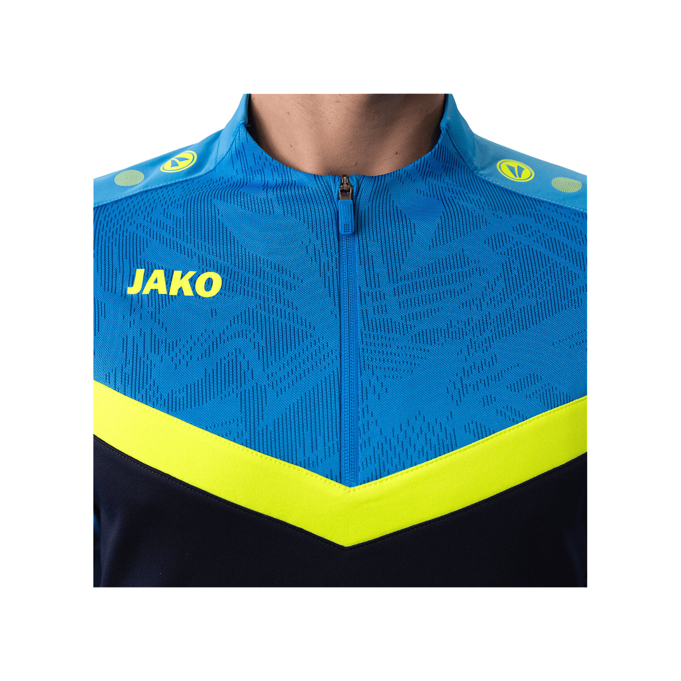 JAKO Iconic HalfZip Sweatshirt Kids Blau F914