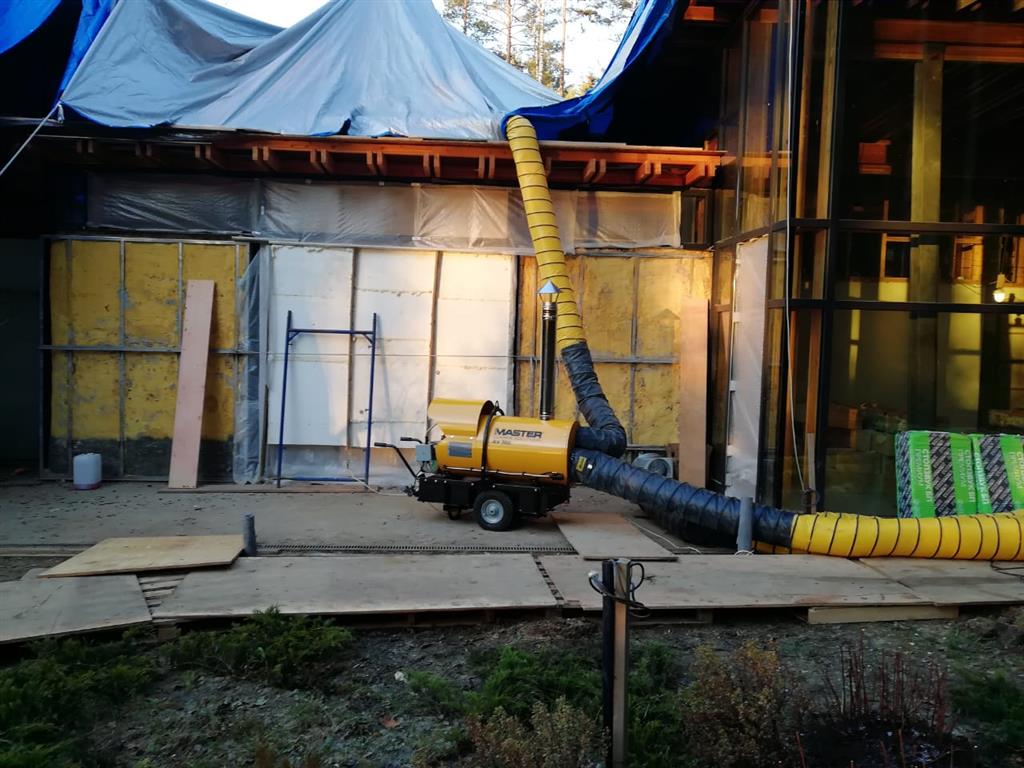 Master BV500-13C Nepřímo ohřívaný naftový ohřívač 150 kW Axiální ventilátor
