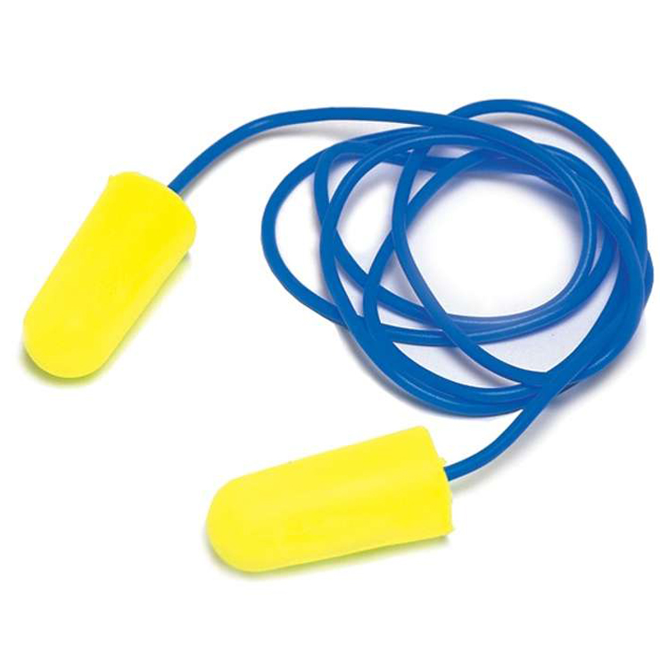Bouchons d'oreilles souples 3M 6.21.15.180.00 avec cordon, par boîte de 200 pièces